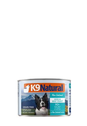 K9 Natural Canned Beef & Hoki 170gm /12 Cans