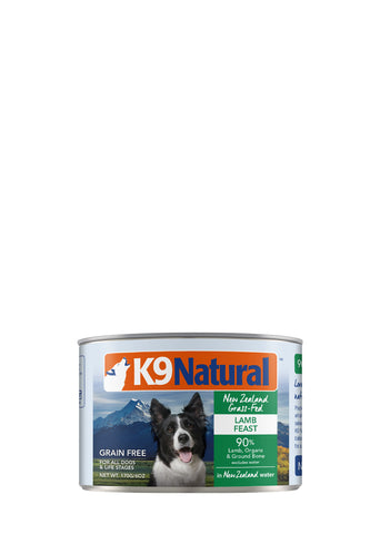 K9 Natural Canned Lamb 170gm /12 Cans