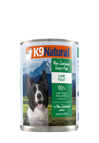 K9 Natural Canned Lamb 370gm /12 Cans