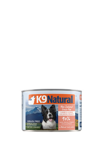 K9 Natural Canned Lamb & Salmon 170gm /12 Cans