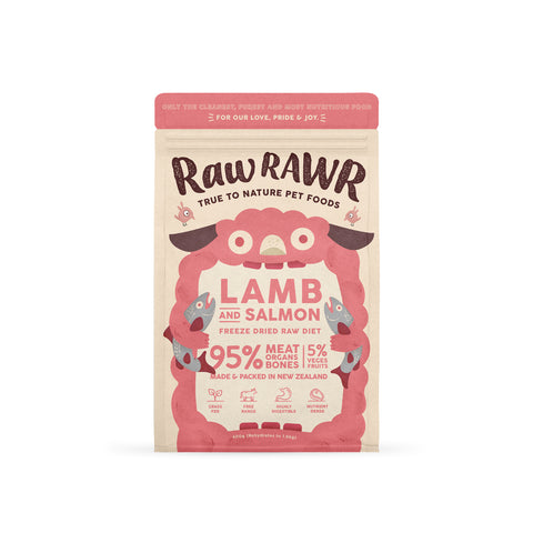 Raw Rawr Freeze Dried Balanced Salmon & Lamb