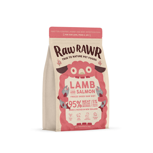 Raw Rawr Freeze Dried Balanced Salmon & Lamb