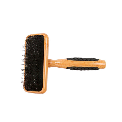 Bass Slicker Style Pet Brush FIRM | Striped or Dark Finish