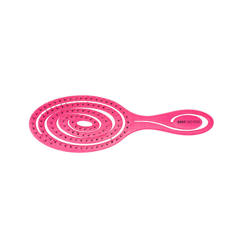 Bass BIO-FLEX Swirl Detangling Hair Brush   | Pink, Purple or Green